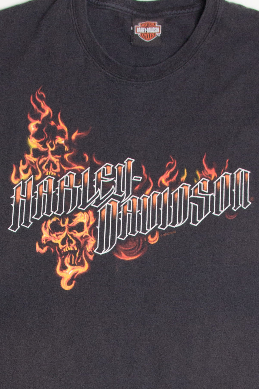 Vintage Cowboy Sleeveless Harley Davidson T-Shirt