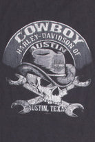 Vintage Cowboy Sleeveless Harley Davidson T-Shirt