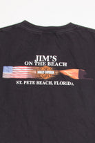Vintage Jim's On The Beach Harley Davidson T-Shirt
