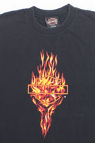 Vintage Harley Davidson Sleeveless Black T-Shirt