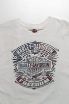 2015 Harley Davidson White Graphic T-Shirt