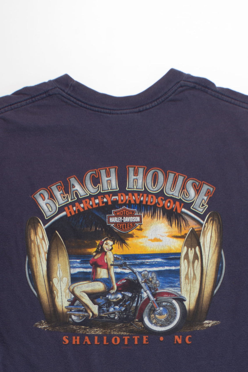 2003 Beach House Harley Davidson T-Shirt