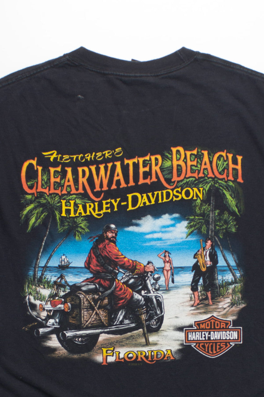 Clearwater Beach Harley Davidson T-Shirt