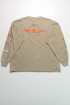 Vintage Brown Harley Davidson Long Sleeve T-Shirt