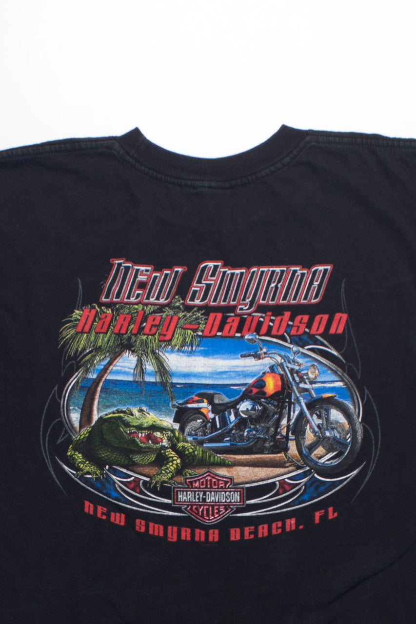 Vintage Harley Davidson Black Florida T-Shirt