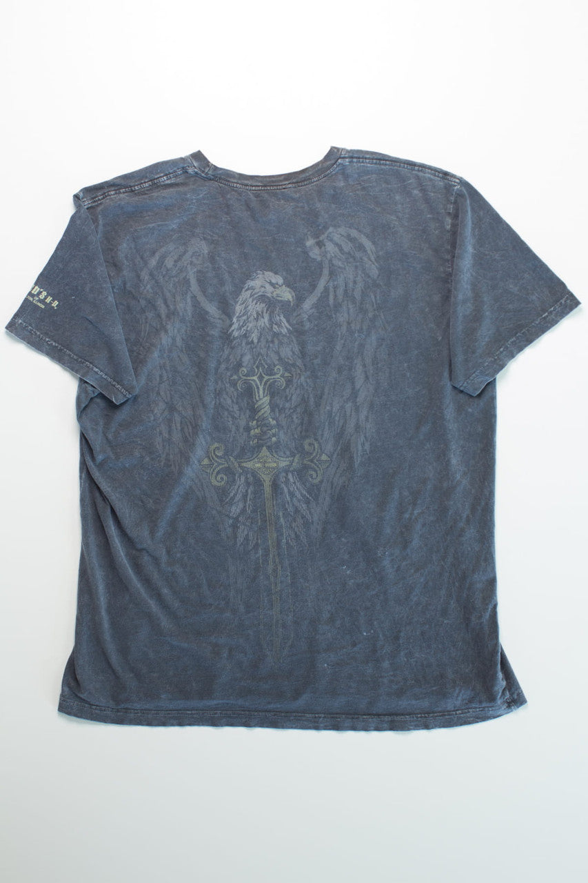 Faded Navy Blue Harley Davidson T-Shirt