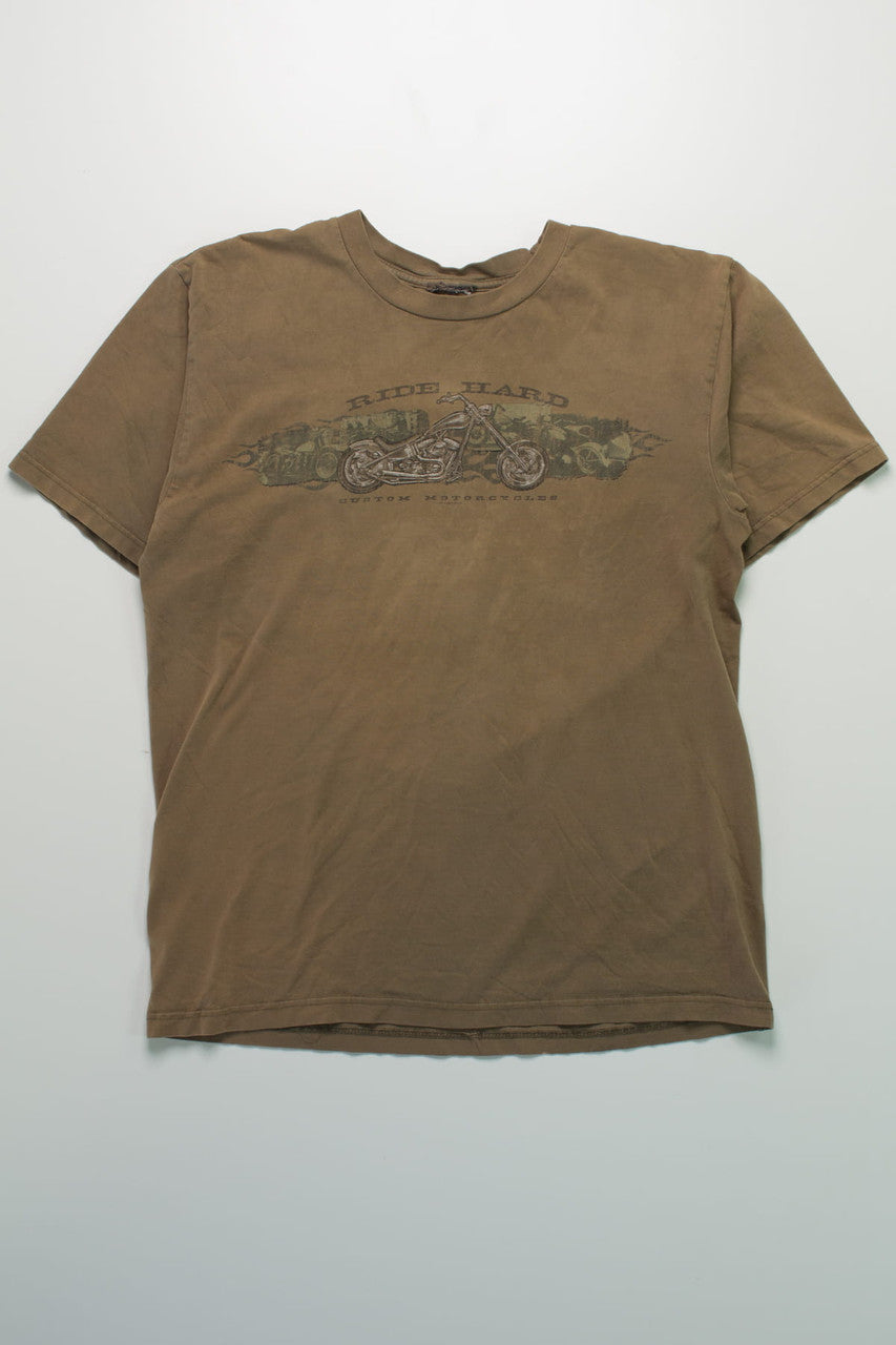 Vintage Harley Davidson Ride Hard T-Shirt