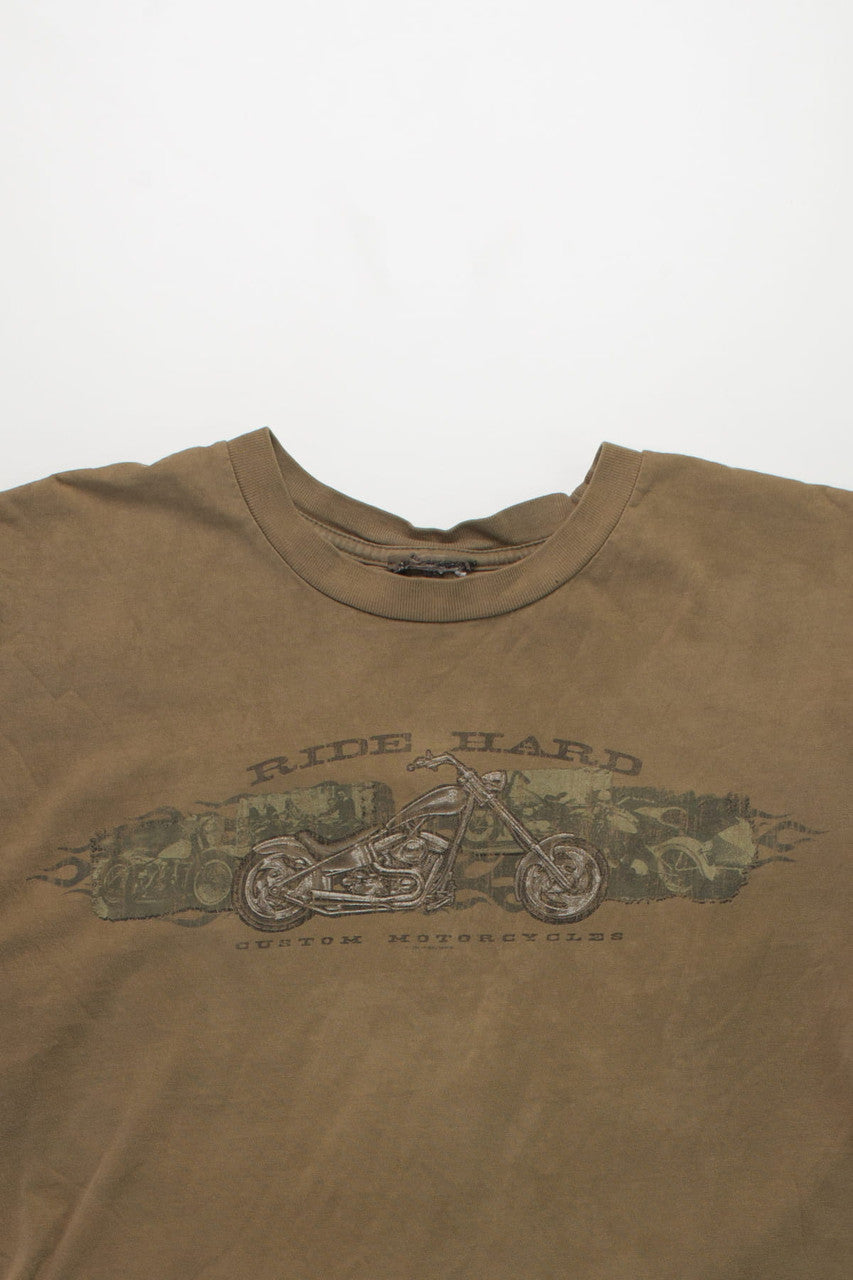 Vintage Harley Davidson Ride Hard T-Shirt