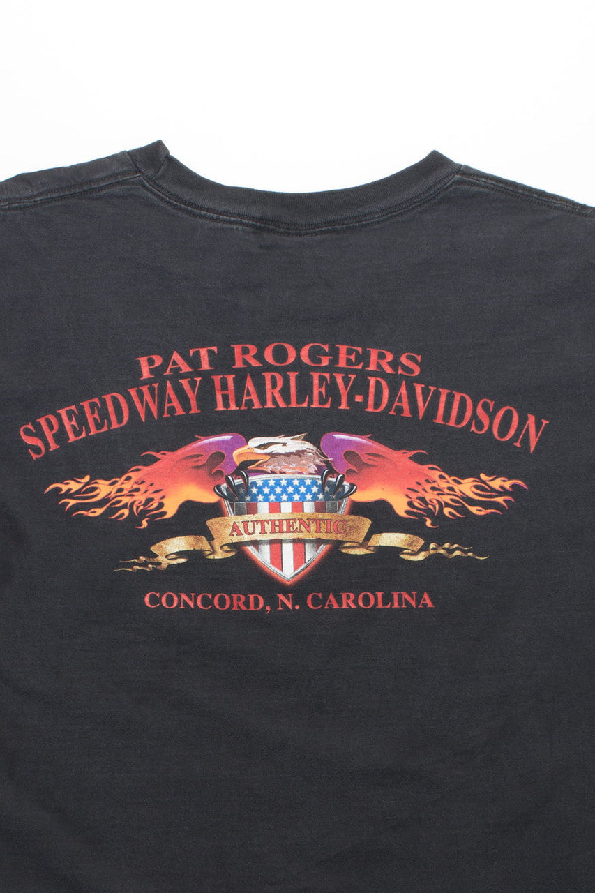 Vintage Pat Rogers Speedway Harley Davidson T-Shirt