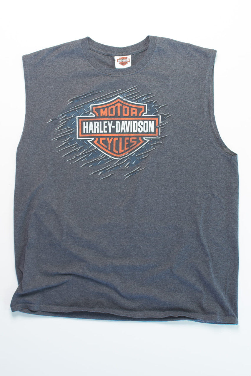 Gettysburg Battlefield Harley Davidson Sleeveless T-Shirt