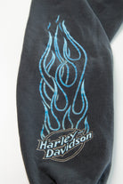Vintage Harley Davidson Flaming Long Sleeve T-Shirt