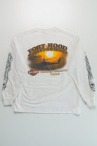 Skulls Harley Davidson Long Sleeve T-Shirt