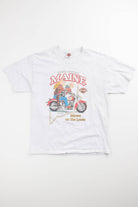 Moose on the Loose in Maine Harley T-Shirt