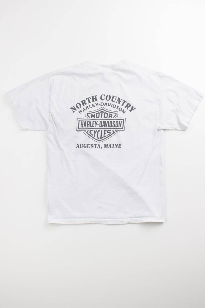 Moose on the Loose in Maine Harley T-Shirt
