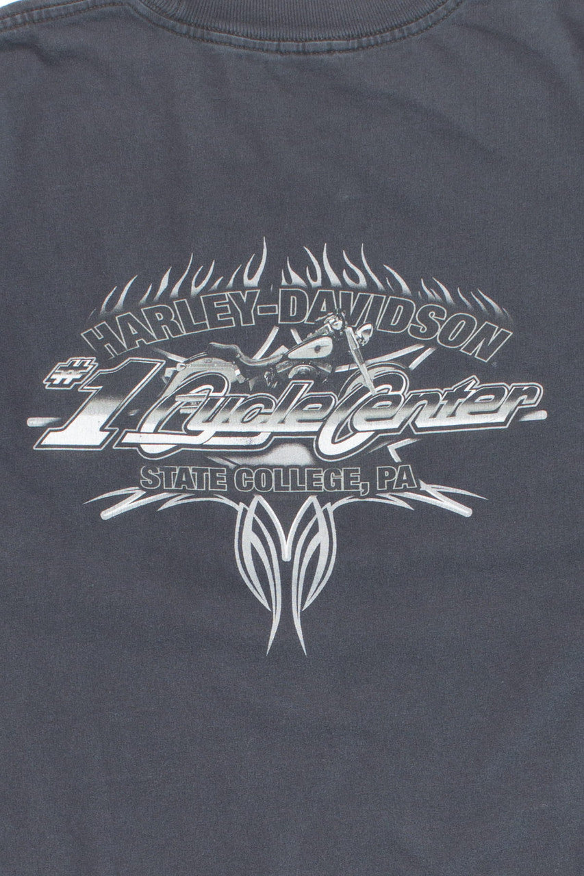Vintage State College Harley Davidson T-Shirt