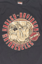 Vintage Bulldog Pocono Mtns Harley Davidson T-Shirt