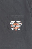 Vintage Skull Pocket Harley Davidson T-Shirt