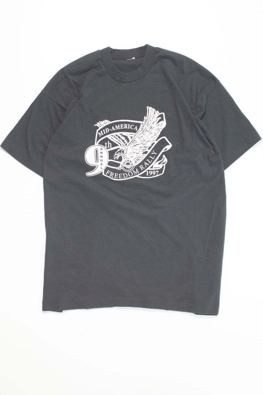 Vintage Freedom Rally Harley Davidson T-Shirt (1997)