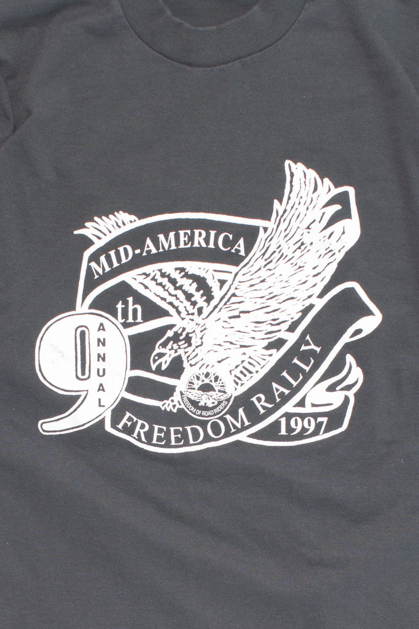 Vintage Freedom Rally Harley Davidson T-Shirt (1997)
