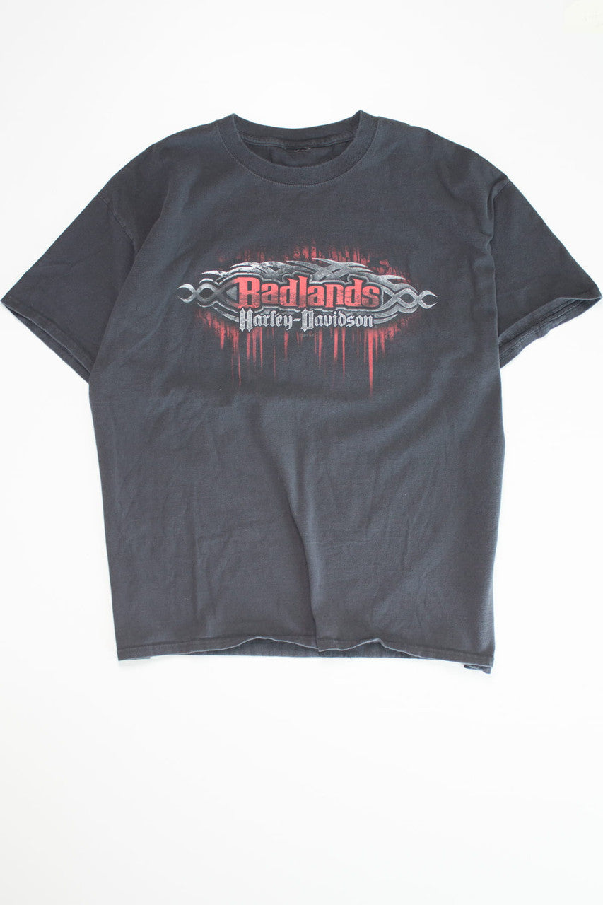 Vintage Badlands Harley Davidson T-Shirt (2009)
