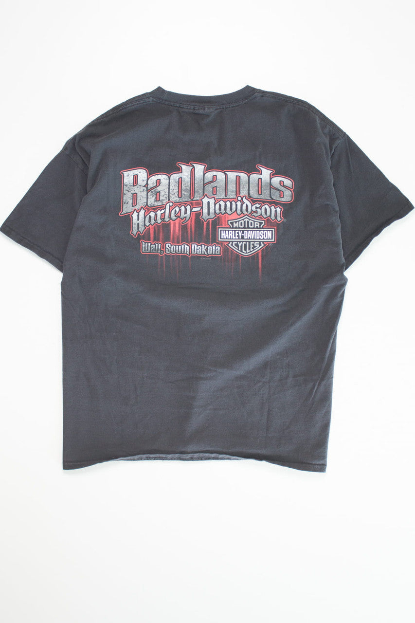 Vintage Badlands Harley Davidson T-Shirt (2009)