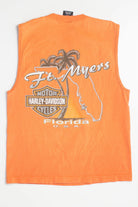Vintage Ft. Meyers Sleeveless Harley Davidson T-Shirt