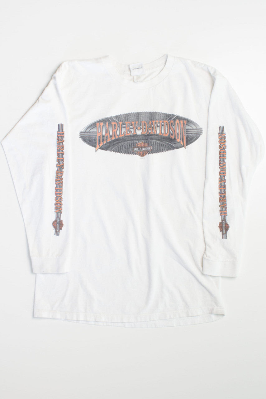 Vintage Austin Long Sleeve Harley Davidson T-Shirt
