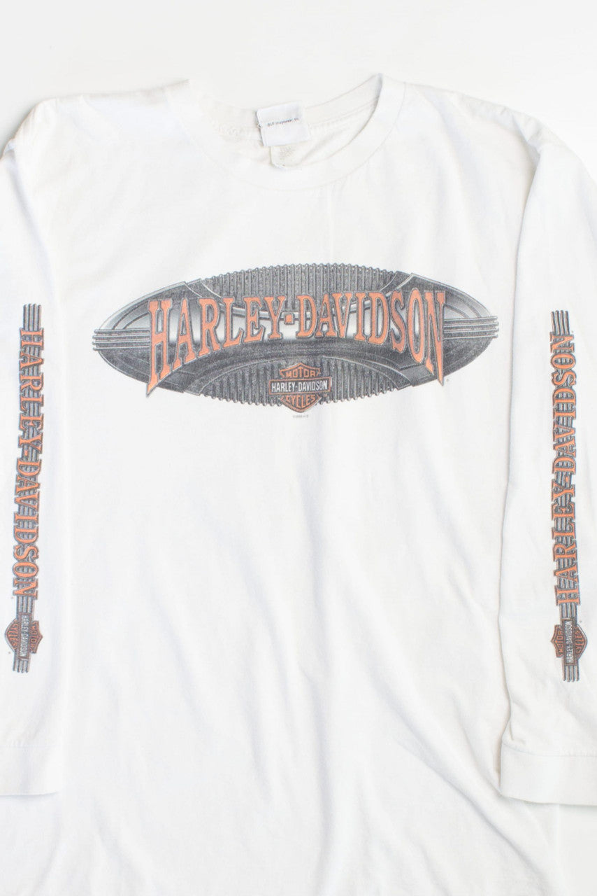 Vintage Austin Long Sleeve Harley Davidson T-Shirt