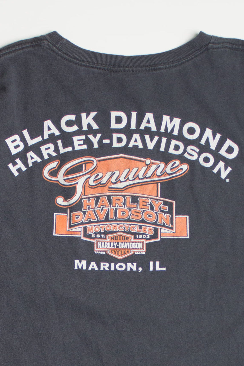 Vintage Black Diamond Harley Davidson T-Shirt 1