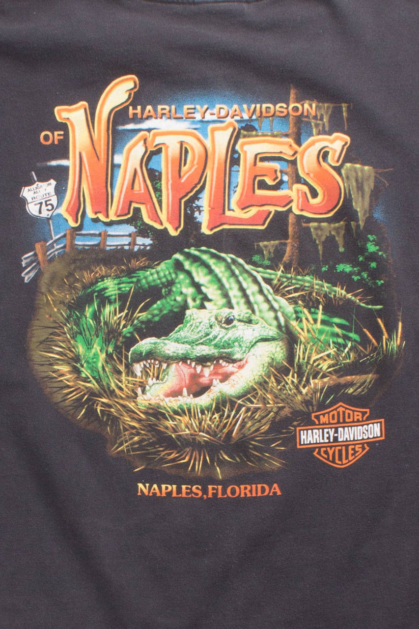 Vintage Naples Florida Harley Davidson T-Shirt