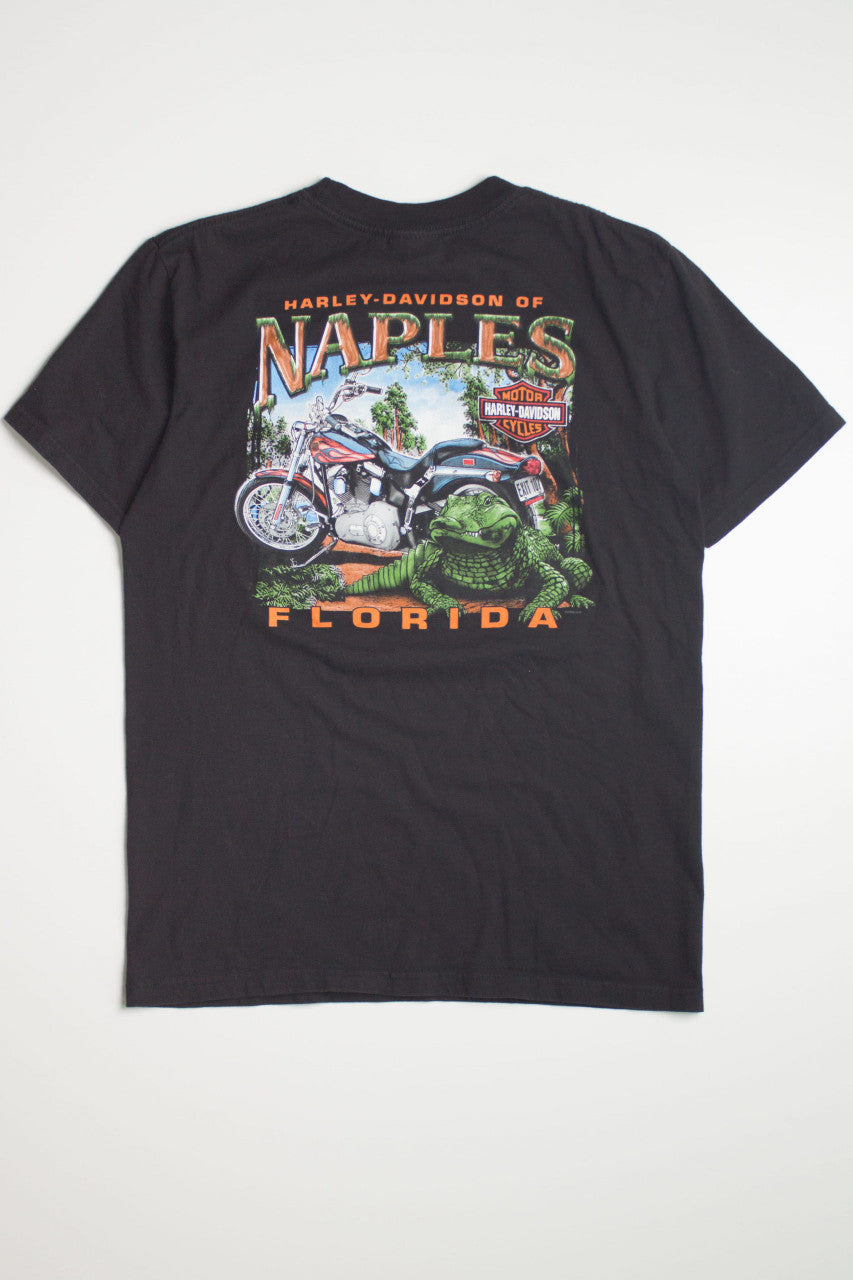 Vintage Naples Harley Davidson T-Shirt 3