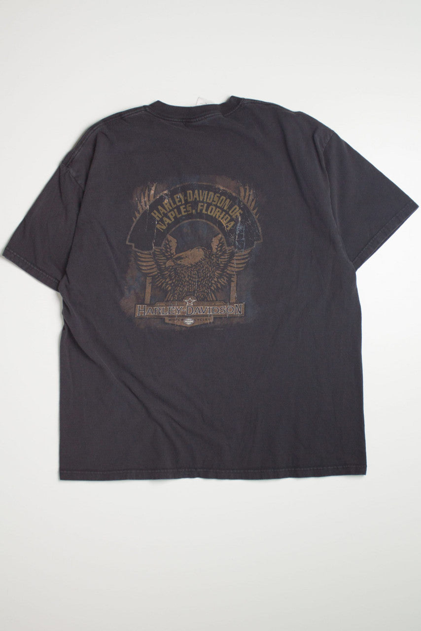 Vintage Naples Harley Davidson T-Shirt 2