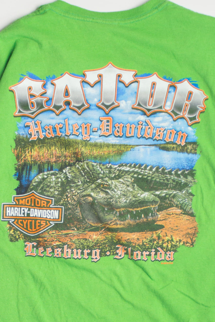Vintage Gator Harley Davidson T-Shirt