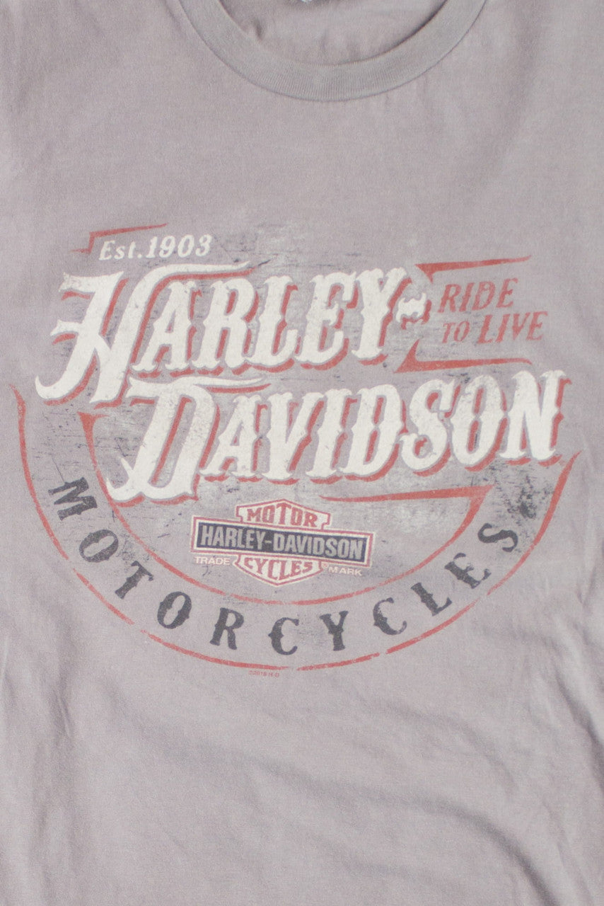Vintage Battlefield Harley Davidson T-Shirt