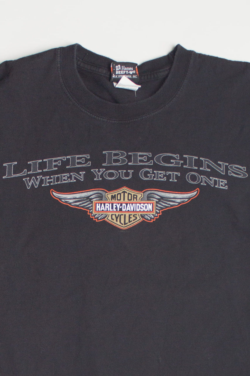 Vintage Flaming Gorge Harley Davidson T-Shirt