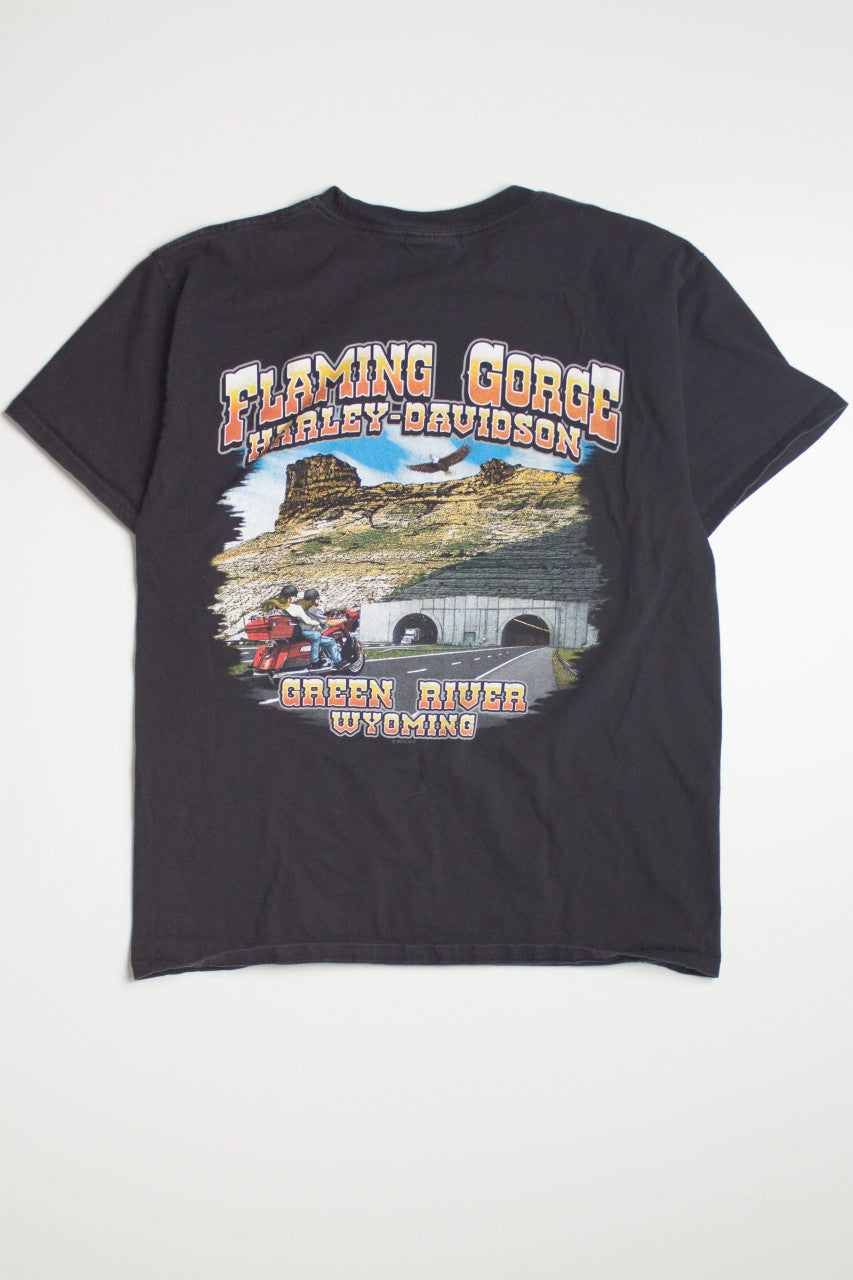 Vintage Flaming Gorge Harley Davidson T-Shirt