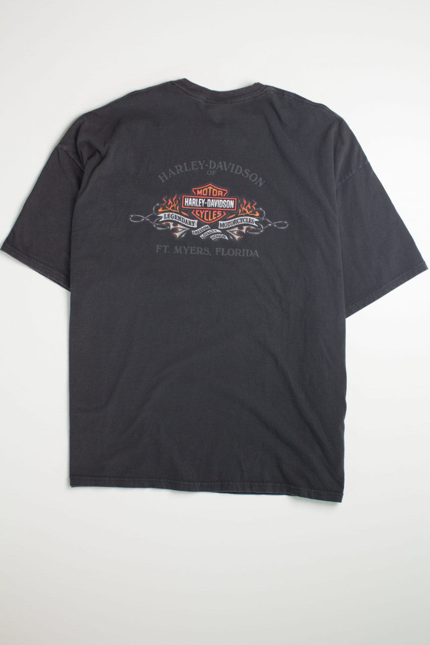 Fort Meyers Wolf Harley Davidson T-Shirt