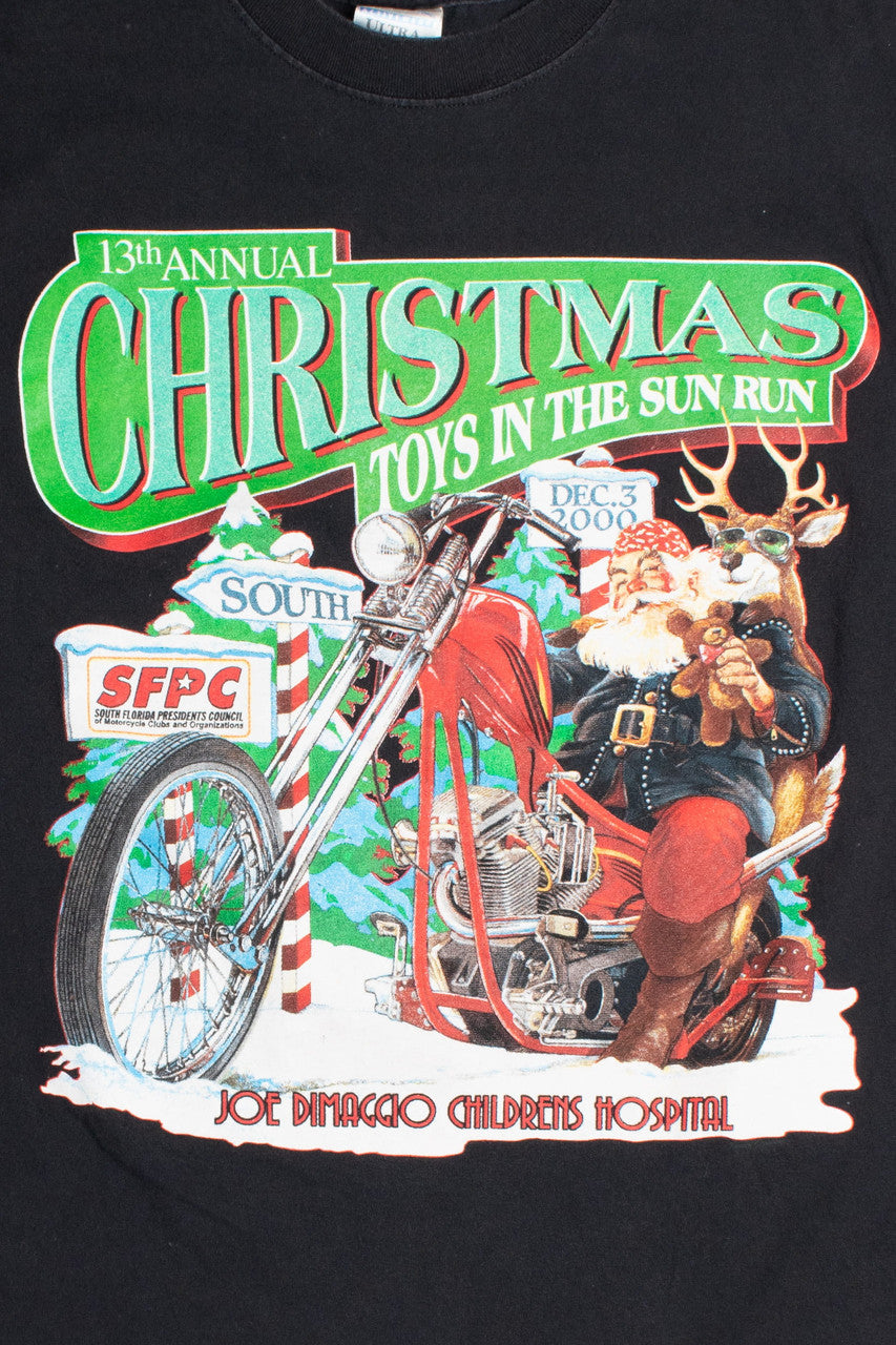 Vintage Toys In The Sun Run Biker T-Shirt