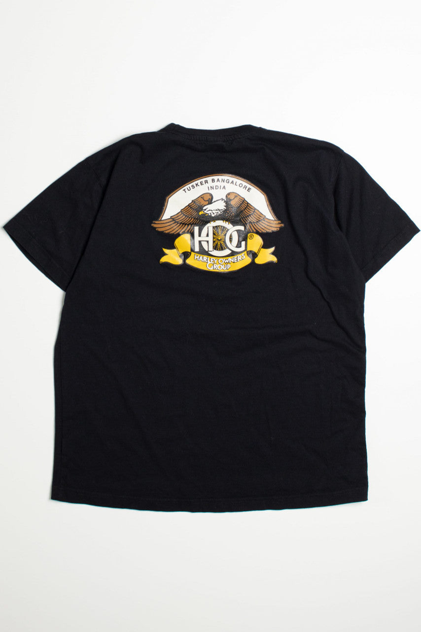 India Harley Owners Group Biker T-Shirt