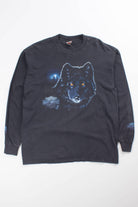 Wolf In The Night Chicago Harley Long Sleeve