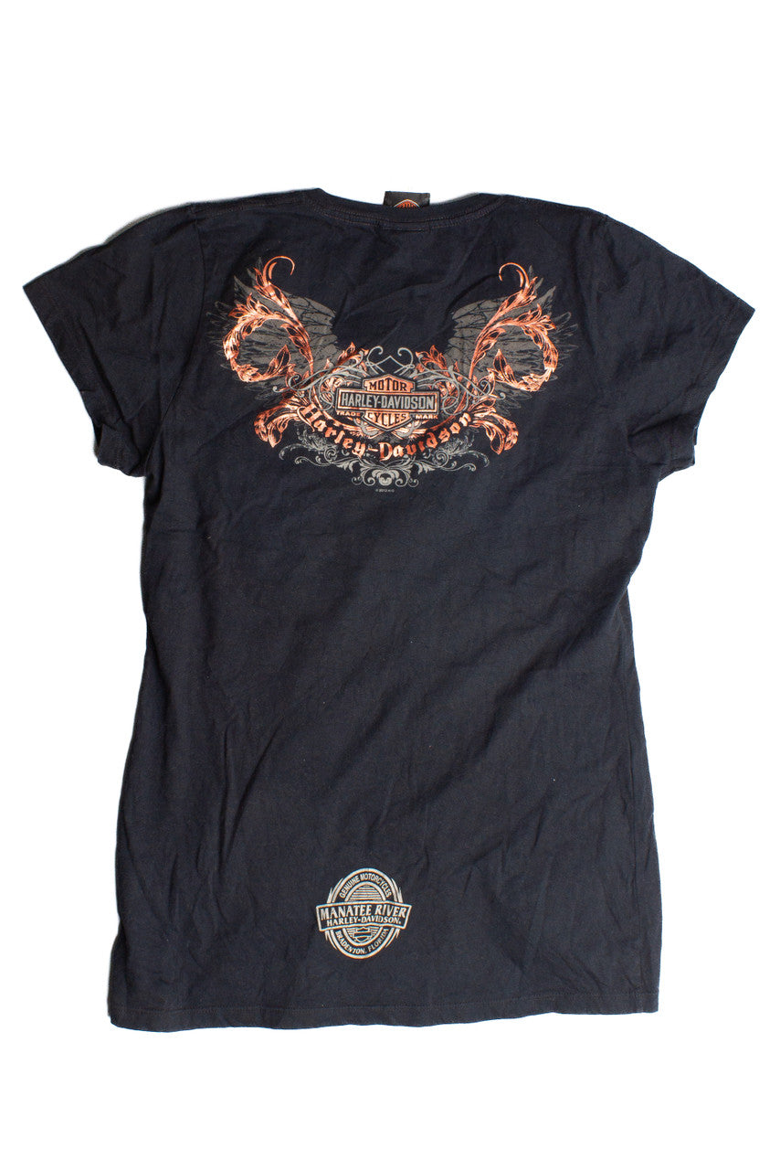  Harley Davidson Tribal Baby Tee (2010s) 684