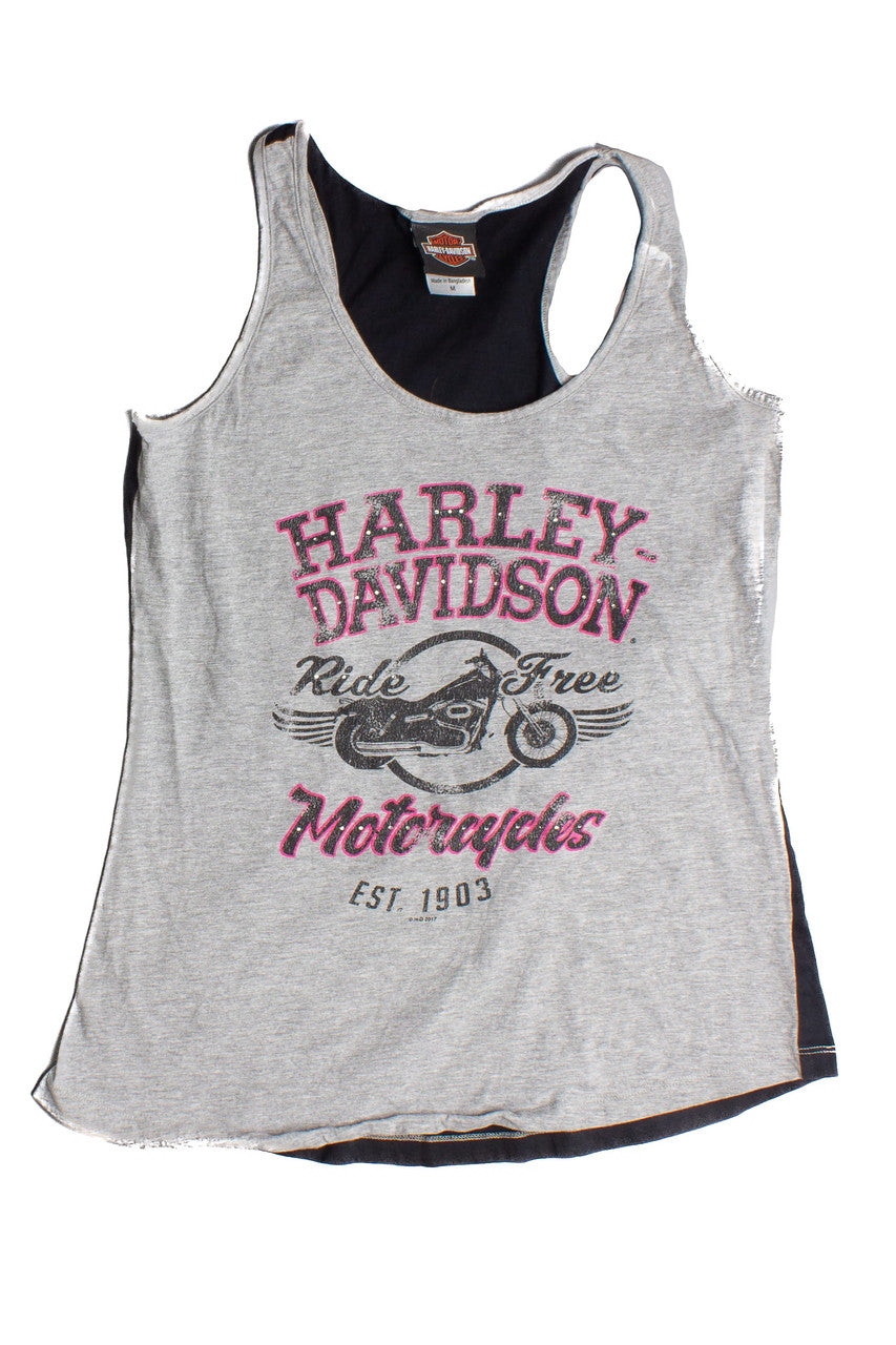 Vintage Harley Davidson Womens Tank (2010s) 695