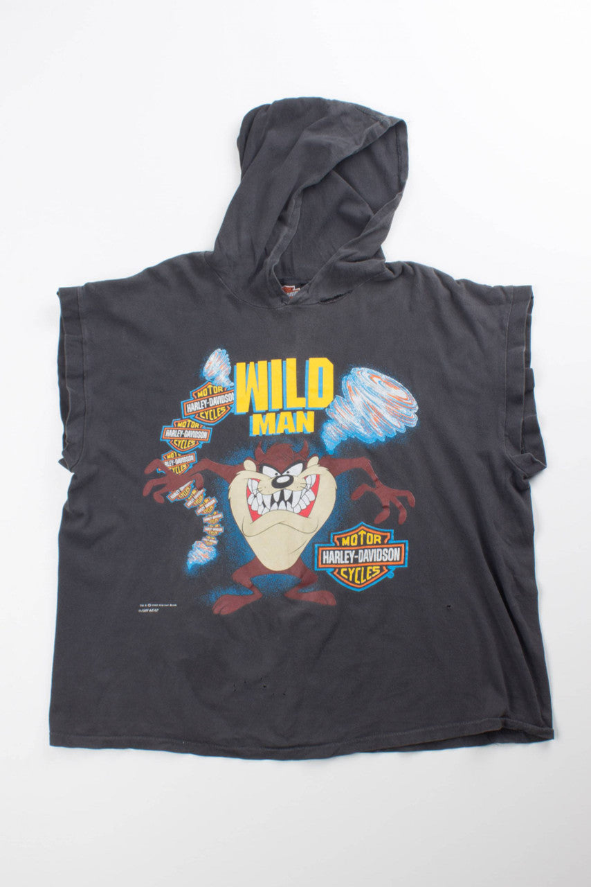 Wild Man Taz No-Sleeves Hoodie