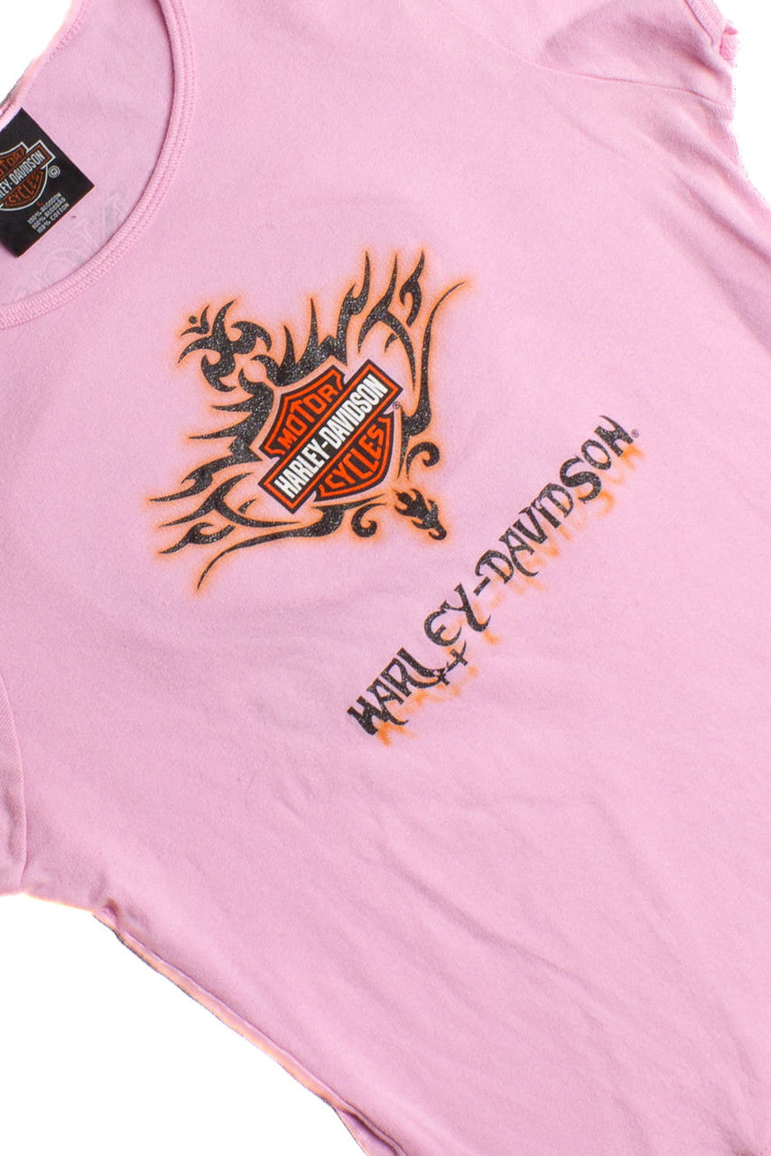 Harley Davidson Tribal Baby Tee (1990s) 726