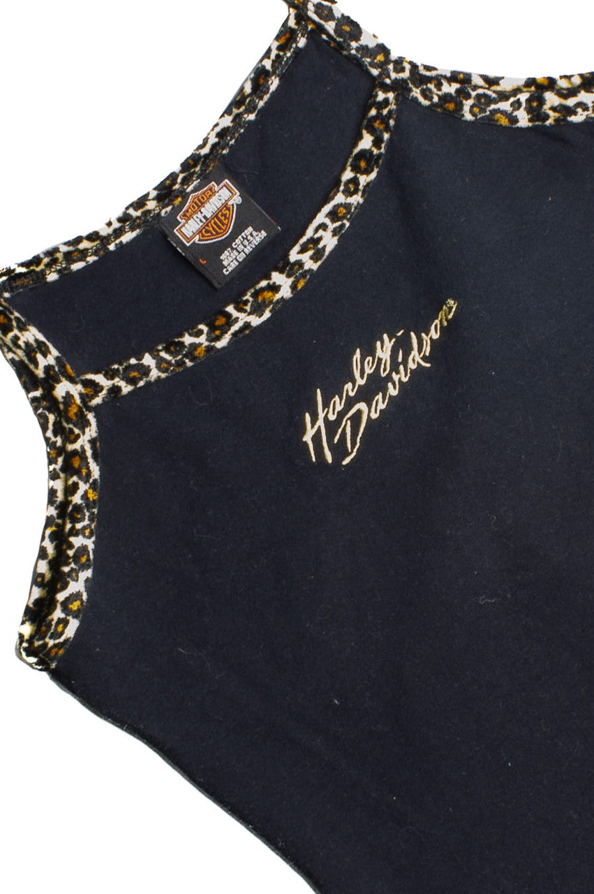 Vintage Harley Davidson Leopard Cami (1990s) 727