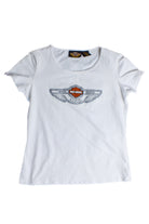 Vintage 100 Years Of Harley Davidson Baby Tee (2000s) 729
