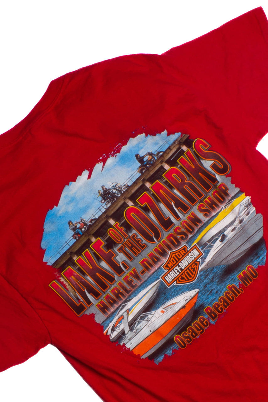 Vintage Harley Davidson Lake Of The Ozark's T-Shirt (2010s) 760