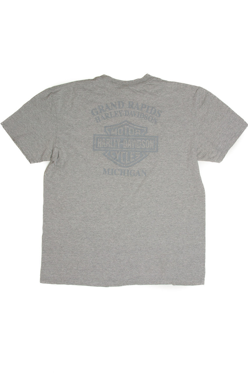Recycled Harley Davidson Grand Rapids 2010 T-Shirt