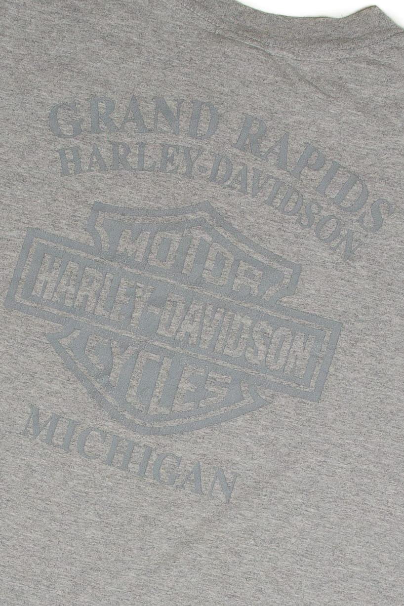 Recycled Harley Davidson Grand Rapids 2010 T-Shirt