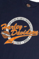 Recycled Harley Davidson Fremont 100 Years T-Shirt